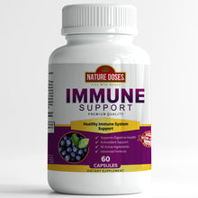 Load image into Gallery viewer, Nature Doses Immune Support - Premium Quality Supplement Supports Healthy Immune System - Formulated in The US - 60 Capsules
